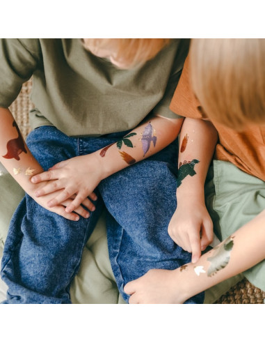 Tatouages temporaires Dinosaures pour enfants - Animation pour Enfants