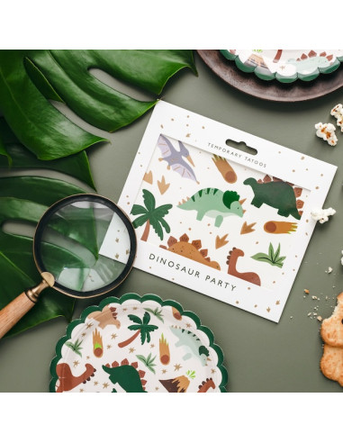 Temporäre Dinosaurier-Tattoos für Kinder – Kinderunterhaltung