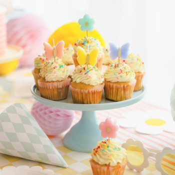 Candele di compleanno Farfalle - Decorazioni per torte - Bellefete.ch - Svizzera 2