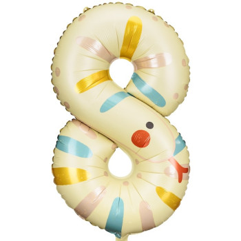 Ballon en aluminium n°8 - Serpent - Bellefete.ch - Suisse - Anniversaire enfant