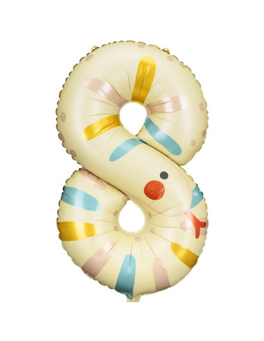 Ballon en aluminium n°8 - Serpent - Bellefete.ch - Suisse - Anniversaire enfant