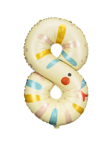Ballon en aluminium n°8 - Serpent - Bellefete.ch - Suisse - Anniversaire enfant