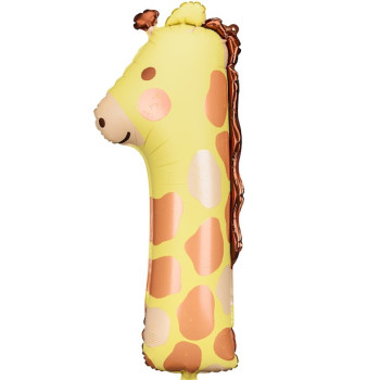 Ballon en aluminium n°1 - Girafe - Bellefete.ch - Suisse - Déco de fête enfants