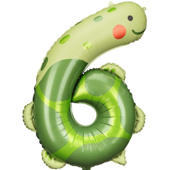 Pallone in alluminio n°6 - Tartaruga - Bellefete.ch - Svizzera - Decorazioni per feste per bambini