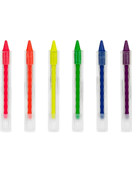 Fluoreszierende Make-up-Stifte - Für Gesicht und Körper - Kinder-Make-up Fluoreszierende Make-up-Stifte - Für Gesicht und Körper - Kinder-Make-up