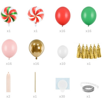 Arche de ballons Noël 2