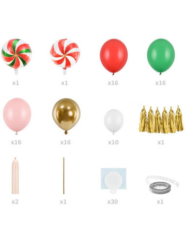 Arche de ballons Noël