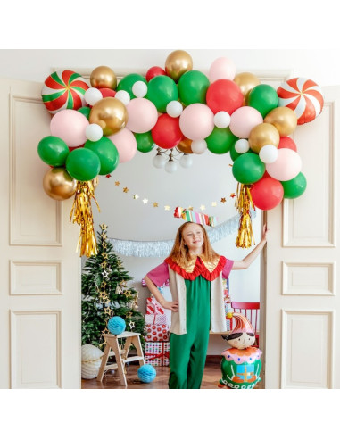 Weihnachtsballonbogen