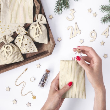 Adventskalender - Baumwolltaschen 2