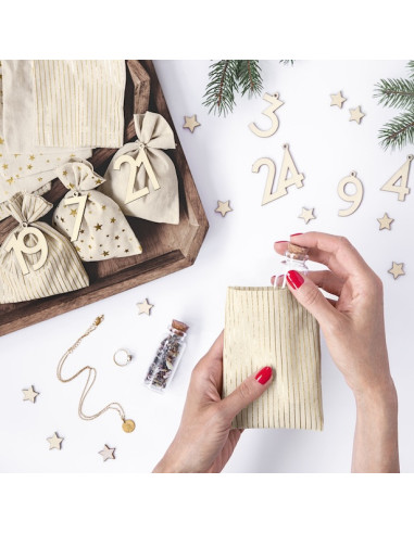Adventskalender - Baumwolltaschen
