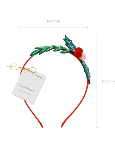 Mistelzweig-Weihnachtsstirnband