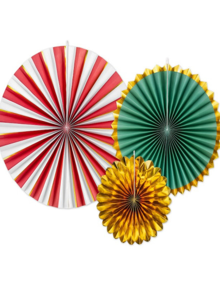 Éventails de Noël - Décoration Festive pour Sapin et Intérieur - Bellefete.ch