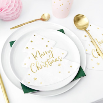 Serviettes de table Arbre de Noël 2