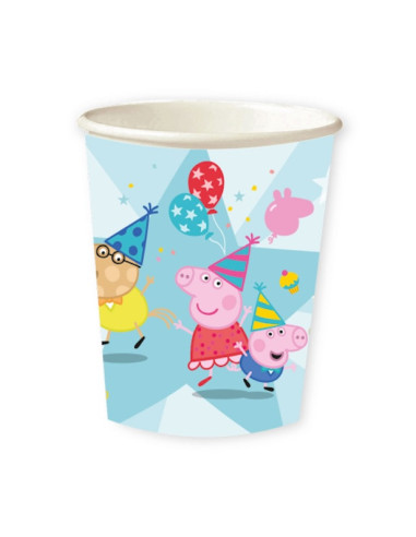 Gobelets d'anniversaire Peppa Pig