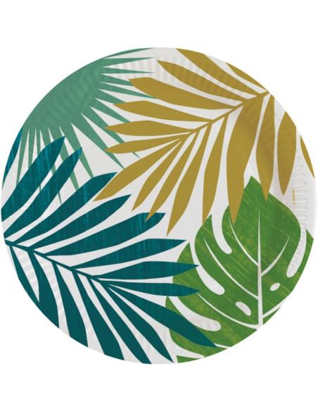 Assiettes de fête "Tropical" Assiettes de fête "Tropical"