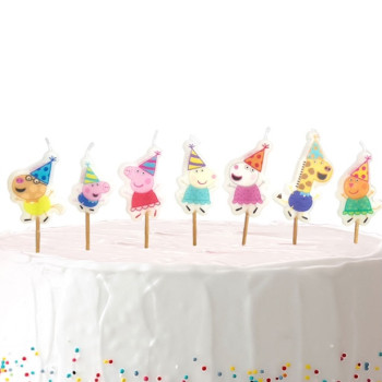 Mini Bougies d'anniversaire Peppa Pig