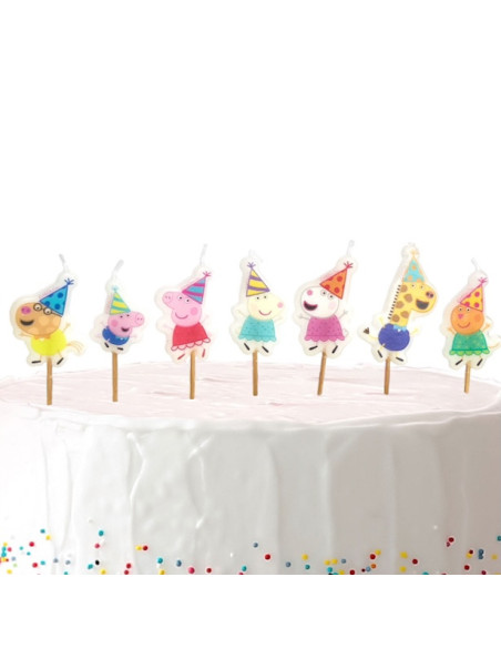 Mini Bougies d'anniversaire Peppa Pig
