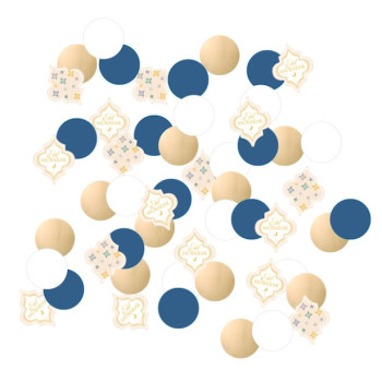 Nappe En Papier Ramadan Amscan - 120 X 180 Cm, Motif Oriental Eid Mubarak - Décoration De Fête Jetable