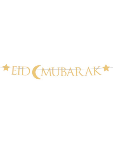 Ghirlanda di lettere di Eid Mubarak