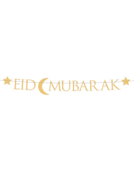 Ghirlanda di lettere di Eid Mubarak