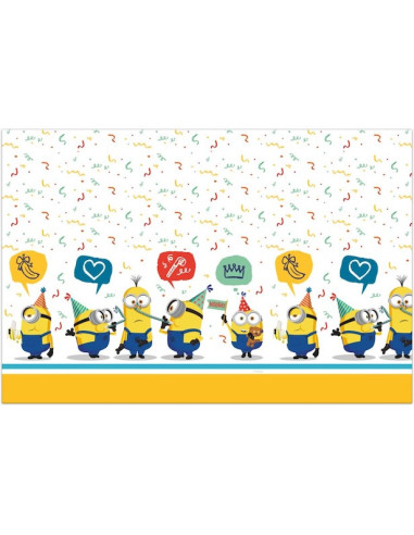 Nappe d'anniversaire Minions