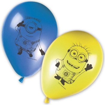 Palloncini in lattice Minions - Decorazione festa bambini - Bellefete.ch - Svizzera 2