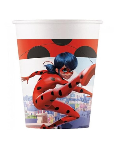 Bicchieri per feste di Miraculous Ladybug - Decorazioni per compleanni per bambini
