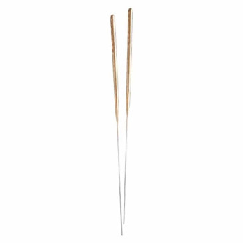 Candele scintillanti dorate per compleanno o evento festivo 2