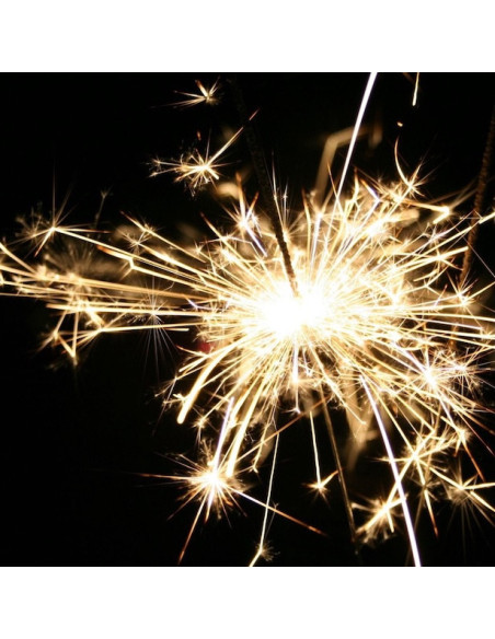 Bougies scintillantes dorées pour anniversaire ou événement festif