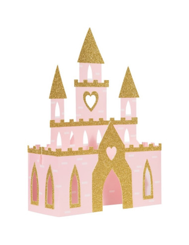 Centrotavola a forma di castello della principessa - Decorazione per la tavola del compleanno delle bambine