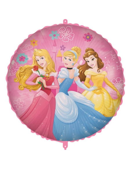 Ballon mylar de fête Princesses - Aurore - Cendrillon - Belle- Déco d'anniversaire Thème Princesse