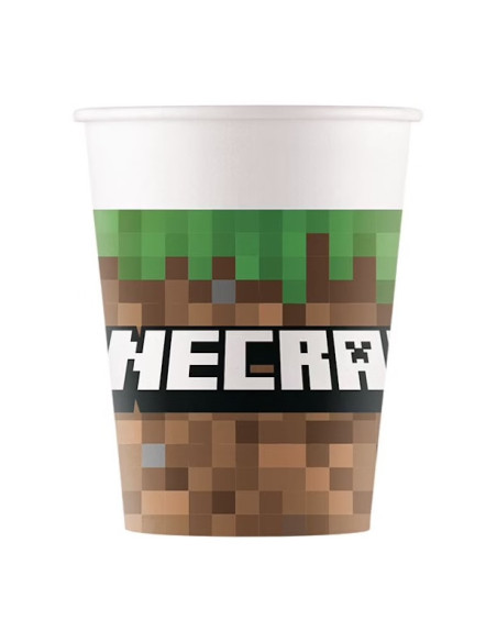 Gobelets de fête Minecraft | Anniversaire enfant | BelleFete.ch