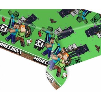 Tovaglia di compleanno Minecraft - Decorazione per feste per bambini - Bellefete.ch - Svizzera