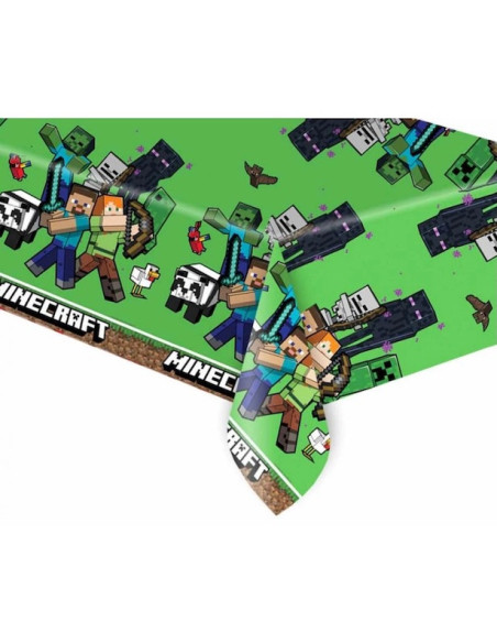Tovaglia di compleanno Minecraft - Decorazione per feste per bambini - Bellefete.ch - Svizzera