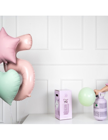 Kit di elio per 30 palloncini - Bombola portatile per feste e compleanni
