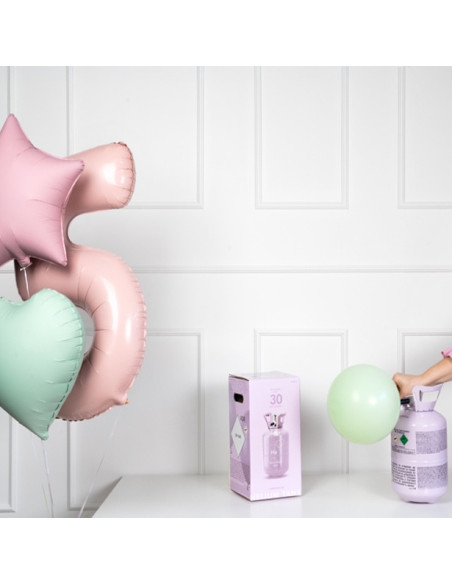 Kit di elio per 30 palloncini - Bombola portatile per feste e compleanni