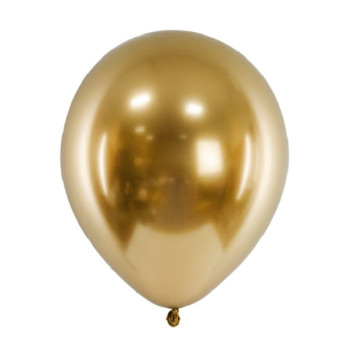 Mini-Ballons mit Spiegeleffekt Gold - 50 Stück - Partyballons - Schweiz