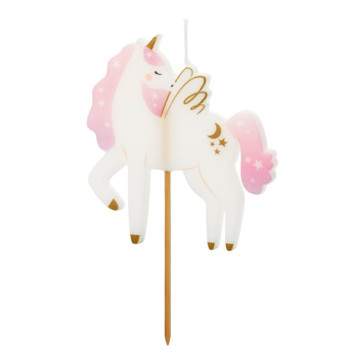 Bougie d'anniversaire Licorne - Déco pour gâteau - Bellefete.ch - Suisse