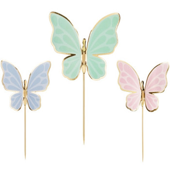 Cake Toppers Papillons - Bellefete.ch - Suisse - Décorations à gateau Papillons