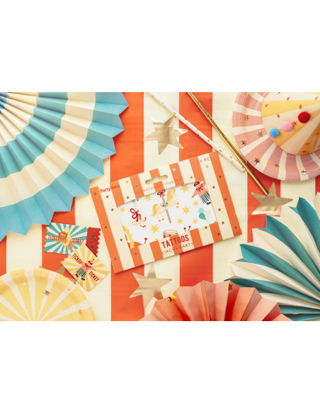 Tatuaggi temporanei a tema circo - Festa di compleanno per bambini