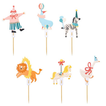 Decorazioni per torte Circo - Articoli per feste - Consegna in Svizzera