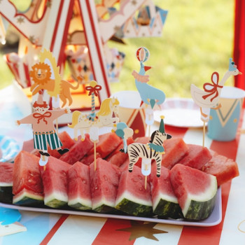 Decorazioni per torte Circo - Articoli per feste - Consegna in Svizzera 2