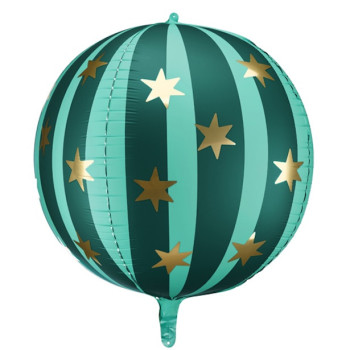 Grüner Ballon für Zirkusgeburtstag