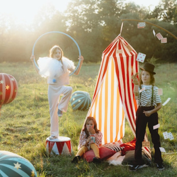 Baldacchino decorativo Circo - Grande decorazione per festa di compleanno - Bellefete.ch 2