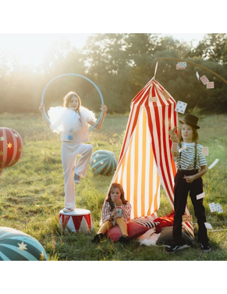 Dekorativer Zirkusbaldachin – Große Geburtstagsparty-Dekoration