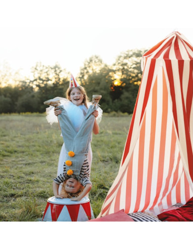 Dekorativer Zirkusbaldachin – Große Geburtstagsparty-Dekoration