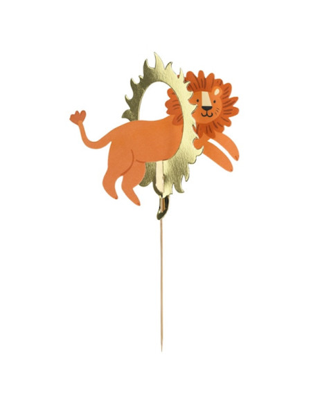 Cake topper Lion Cirque - Decorazione per torta - Svizzera