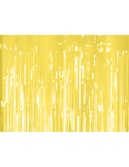 Pastellgelber Partyvorhang – Dekoration für Hochzeit, Geburtstag und Babyparty