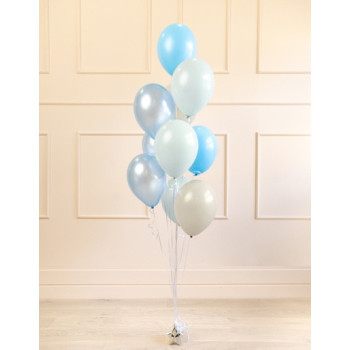 Bouquet di palloncini Mix Blu e Beige - Palloncini da festa - Bellefete.ch 2