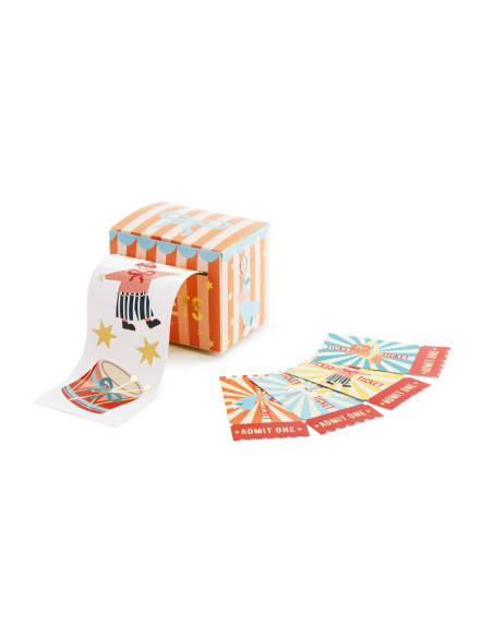 Tickets d'entrée et Stickers Cirque - Animation et déco de fête enfant - Bellefete.ch